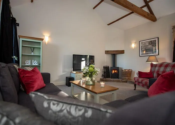 בית נופש Tower Barn Cottage, Castle Carrock, A Luxurious Characterful With Hot Tub And Views Castle Carrock